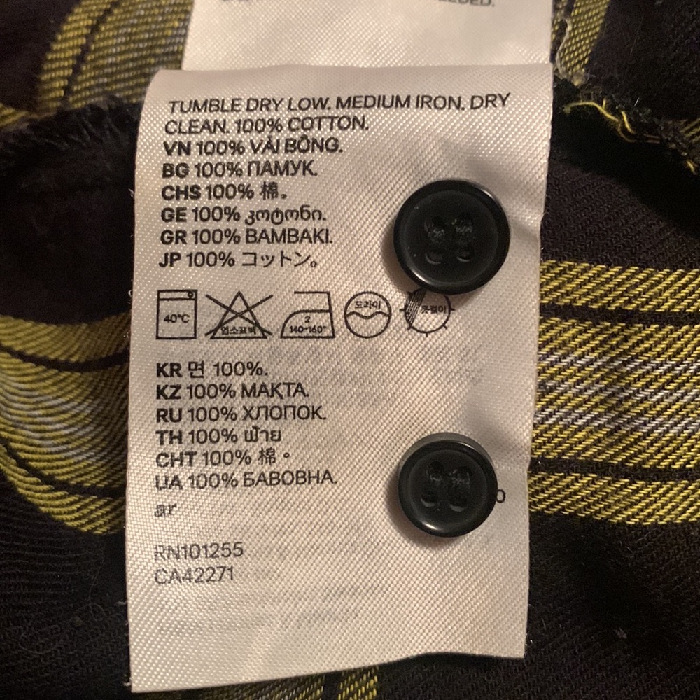 H&M Cropped Flannel - Picture 4 of 4